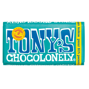 Tony’s Chocolonely Hořká čokoláda, pekan a kokos 180 g