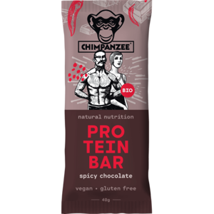 Chimpanzee Bio protein bar Spicy Chocolate 45 g - expirace