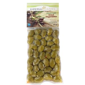 Imperial olives Zelené se sušenou zeleninou  250 g - expirace