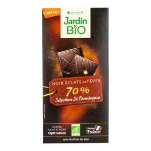 Jardin Čokoláda hořká s kousky kakaových bobů BIO 100 g