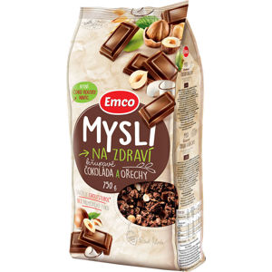 Emco Mysli  - Čokoláda a ořechy 750 g - expirace