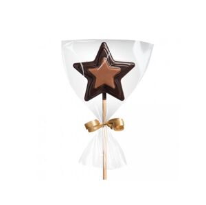 Čokoládovna Janek Čokoládové lízátko hořko-mléčné hvězdička 23 g