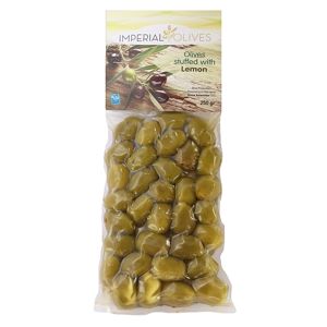 Imperial olives Zelené s citronem 250 g