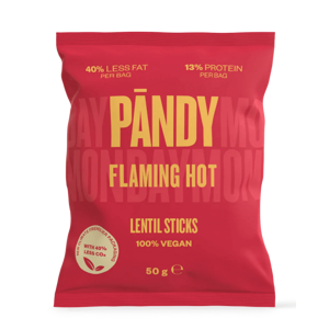 Pändy Čočkové chipsy flaming hot 50 g expirace