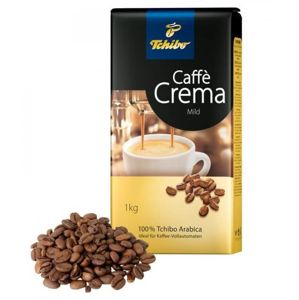 Tchibo Caffe Crema Mild zrnková káva 1 kg expirace