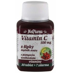 MedPharma Vitamin C 500 mg s šípky 37 tab expirace
