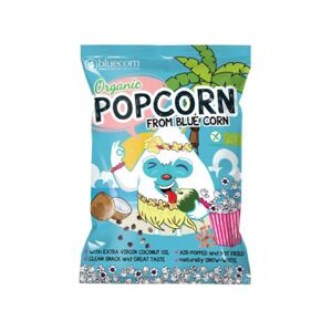 Popcrop Popcorn z modré kukuřice s himalájsou solí a extra panenským kokosovým olejem BIO 20 g