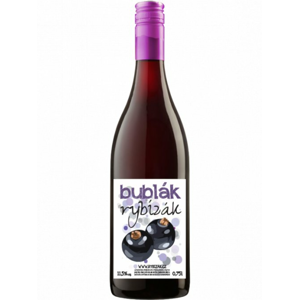 Rybízák Bublák Perlivé víno z černého rybízu 750 ml