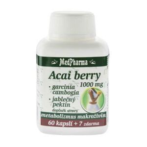 MedPharma Acai berry 250 mg+garcinia cambogia+pektin 67 tab expirace
