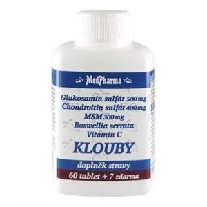 MedPharma Glukosamin + chondroitin + MSM (klouby) 67 tablet