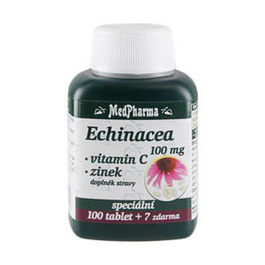 MedPharma Echinacea 100 mg+vitamín C+zinek 107 tablet