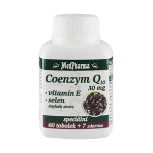 MedPharma Coenzym Q10 30 mg +vit E+selen 67 tablet  expirace