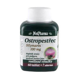 MedPharma Ostropestřec, silymarin 100 mg 67 tablet