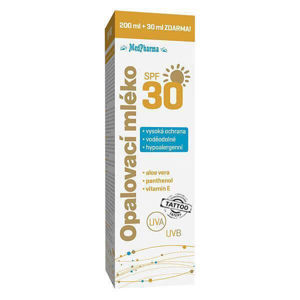 MedPharma Opalovací mléko SPF 30 200 ml + 30 ml ZDARMA