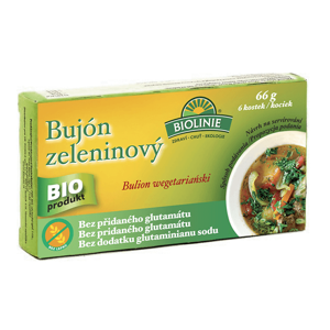 Biolinie Bujón zeleninový BIO kostky 66 g