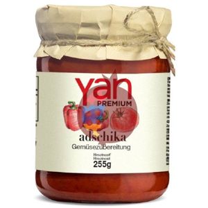 YAN Premium Adžika pomazánka z červených paprik ostrá 255 g