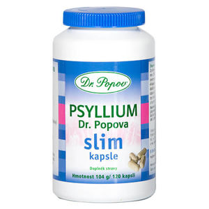 Dr. Popov Psyllium SLIM 104 g/120 kapslí