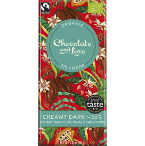 Chocolate and Love Creamy Dark 55 % BIO 80 g