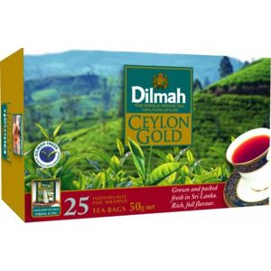 Dilmah čaj černý Ceylon Gold 25 x 2 g