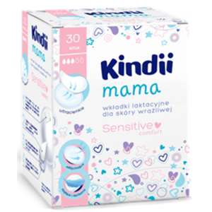 Kindii Nursing Pads Sensitive 30 pcs expirace