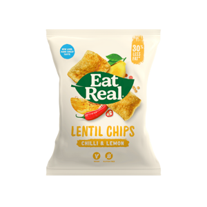 Eat Real Lentil Chips 40g chilli lemon expirace