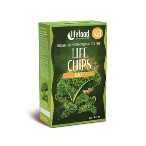 Lifefood Life Chips Zeleninové z kadeřávku BIO RAW 20 g - expirace