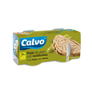Calvo Tuňákové paté s Olivami 2x75 g
