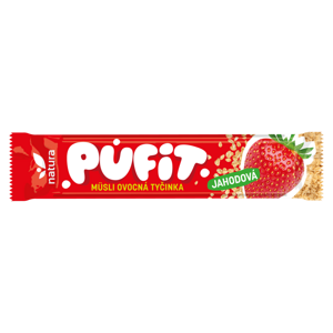 Josef´s snacks Pufit jahodová tyčinka 33 g