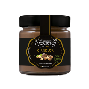 Chocolate Rhapsody Gianduja 23% hazelnuts 200 g expirace