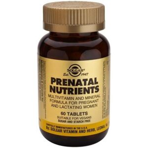 Solgar Prenatal - Multivitamín pro těhotné a kojící ženy 60 veganských tablet expirace