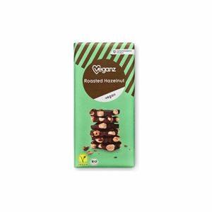Veganz Čokoláda s praženými lískovými ořechy BIO 90 g