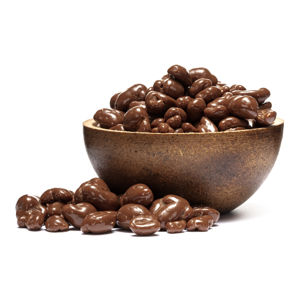 GRIZLY Arašídy v mléčné čokoládě 500 g - expirace