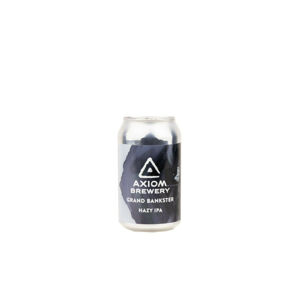 Axiom Brewery Grand Bankster; 17°P; alk. 7%, 330 ml Hazy IPA