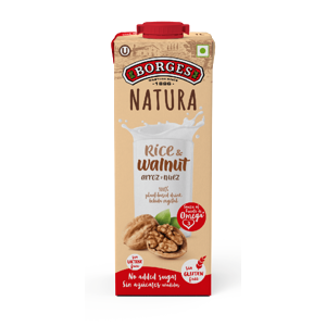 Borges Natura rýžový nápoj s vlašskými ořechy 1 l - expirace