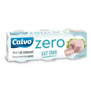 Calvo Zero tuňák bez obsahu tuku 3x65 g
