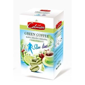 Celmar green mletá zelená káva 250 g lemon grass
