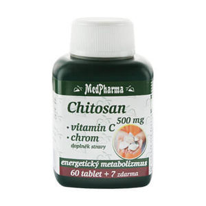 MedPharma Chitosan 500 mg + chrom + vitamin C 67 tablet