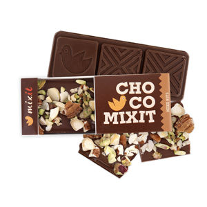 Mixit Čokoláda Mini - Mléčná s ořechy 50 g - expirace