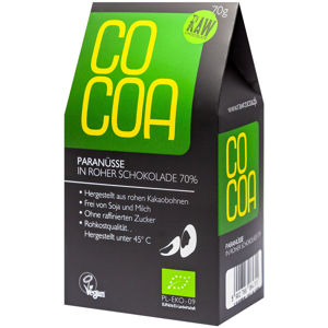Cocoa Para ořechy v čokoládě BIO RAW 70 g - expirace