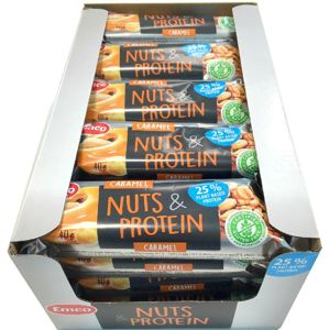 Emco Tyčinka Ořech & Protein - Karamel 20 x 40 g celá krabice