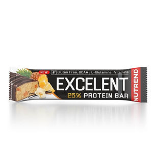 Nutrend Excelent Protein Bar 85g - čokoláda + nugát s brusinkami expirace