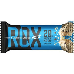 Fast Rox Protein bar Cookies&Cream 55 g - expirace