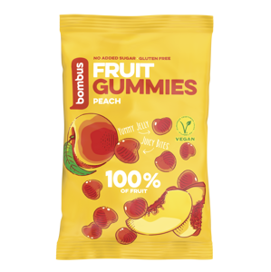Bombus Fruit energy gummies broskev 35 g