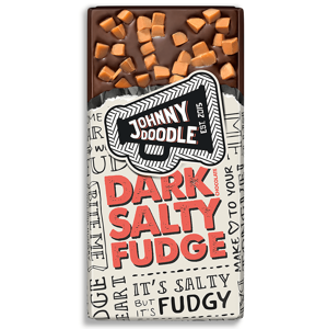 Johny Doodle Hořká čokoláda slaný fondán 150 g