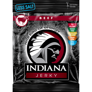 Indiana Jerky hovězí Less Salt 25 g