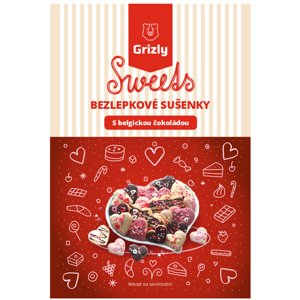 GRIZLY Sweets Směs na valentýnské sušenky bezlepkové 640 g