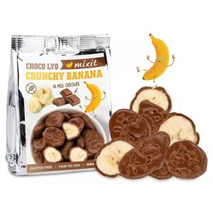 Mixit Křupavé banánky v čokoládě do kapsy 70 g