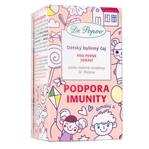 Dr. Popov Podpora imunity, dětský bylinný čaj 20 sáčků