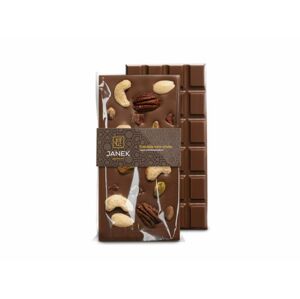 Čokoládovna Janek Mléčná čokoláda Jankova pečeť 95 g