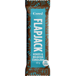 Cerea Flapjack bezlepkový s belgickou čokoládou a kokosem 60 g